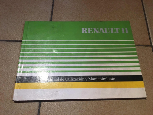 Manual Guantera Usuario Renault 11 1991 Original