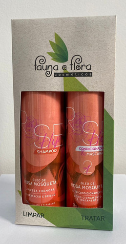 Kit Shampoo E Condicionador, Mascara 2 Em 1 Rose Hip 300ml
