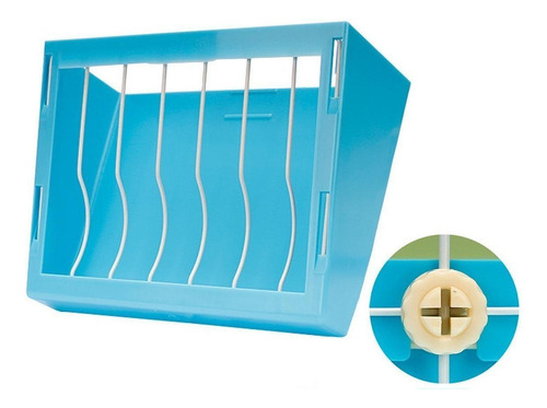 Conejo De Alimentación De Heno De Conejo Hut De Azul