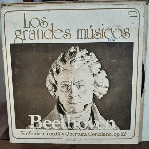 Vinilo Los Grandes Musicos Nº 3 Beethoven Viscontea Cl2