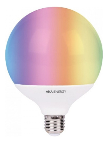 Lampara Led Smart Globo 10w Akai Color de la luz RGB