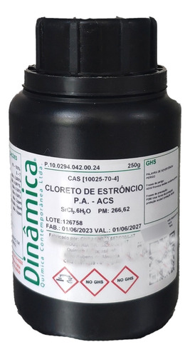 Cloreto Estroncio Pa 250gr Dinamica