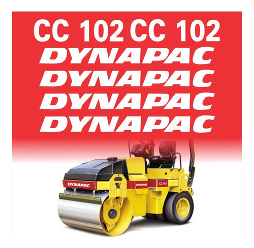 Adesivo Compatível Compactador Cc 102 Cc 102 + Etiqueta R770 Cor PADRÃO