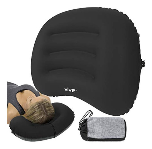 Inflable Apoyo Lumbar Negro 1