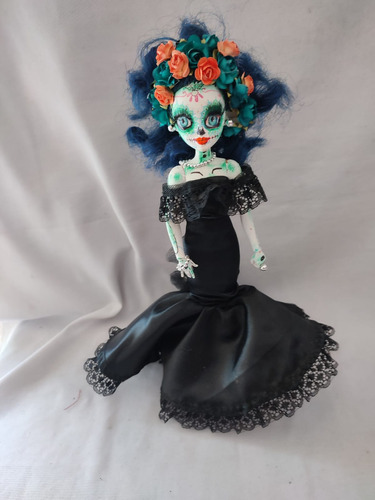 Muñeca Custom  Catrina Dia De Muertos 