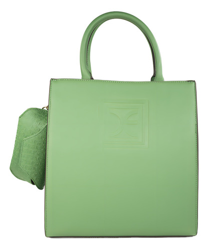 Bolsa Tote Cloe Para Mujer Con Porta Lentes Color Verde