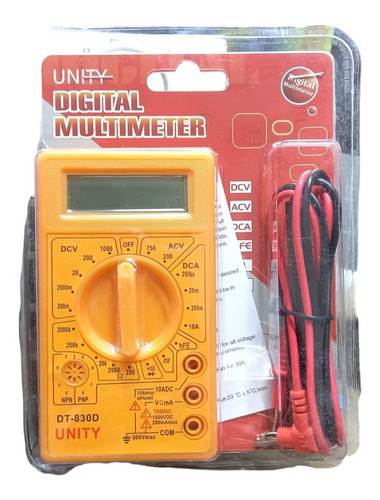 Multitester Tester Multimetro Digital Modelo Nuevo