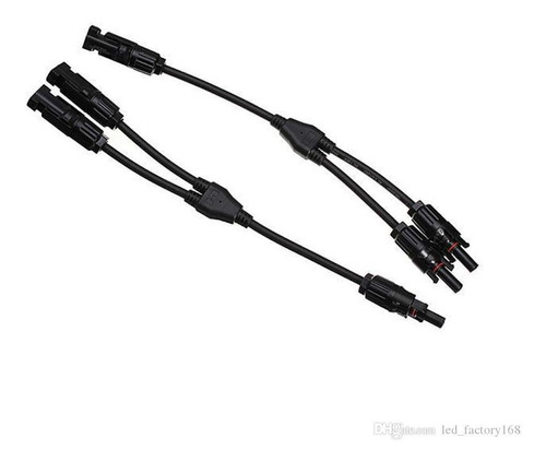 Cable Y Para Conector Mc4 / Pack 2 Und