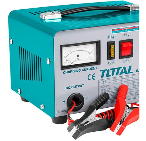 Imagen 2 de 5 de Cargador De Batería Camioneta/auto Total 28-180a Con Pinzas