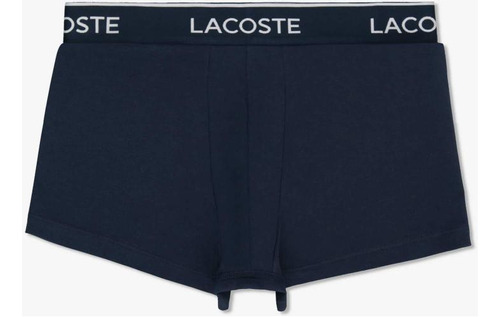 Cueca Lacoste Masculina Em Jérsei Com Stretch E Cós Assinado