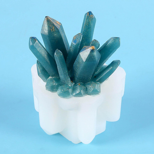 . Molde De Silicona For Racimo, Molde De Cristal De Resina