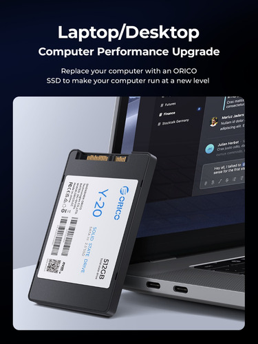 Disco Sólido Ssd Interno Orico 256gb Sata 2.5 For Laptop Pc