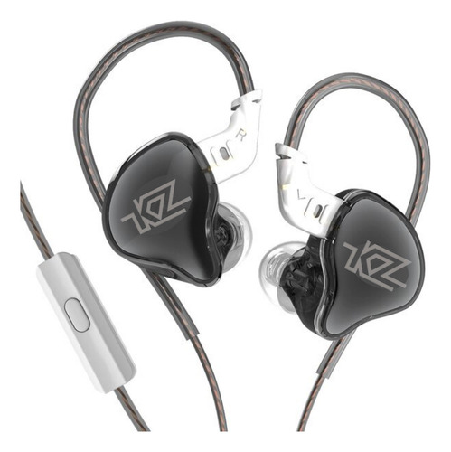 Auriculares In Ear Kz Acoustics Edc Negro Monitoreo C/mic