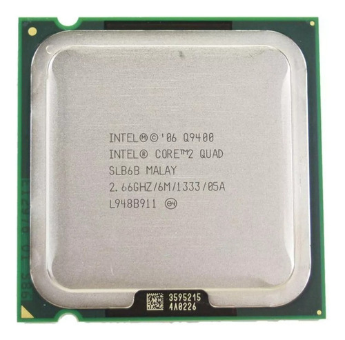 Processador Intel Core 2 Quad Q9400 2.66ghz + Pasta Térmica