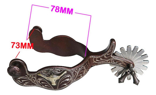 2x Horse Spurs, Western Cowboy Spurs,