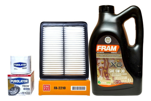 Kit De Filtros Jac Sei 3 1.6 2018-2021 Aire Aceite Sint 5w30