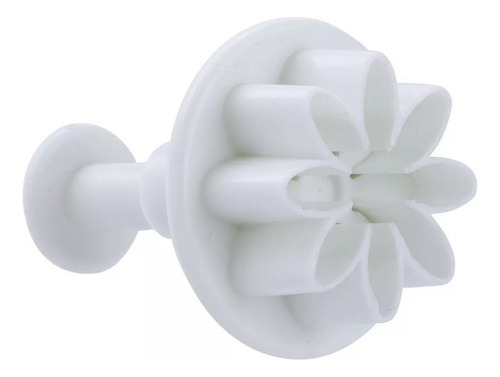 Forma Plástico Margaridas 4 Pzs Removível Massas/fondant