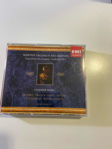 Cd Martha Argerich And Friends Live , Box Set, 3 Cd, Usado,