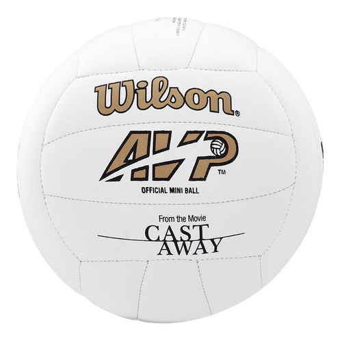 Bola De Volei Wilson Castaway Mini - Náufrago Cor Branco