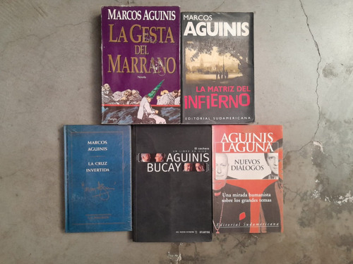 Lote De 5 Libros De Marcos Aguinis