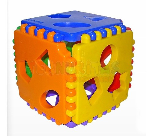 Cubo Didactico Encastrable Juguete Aprender Niño Mega Price