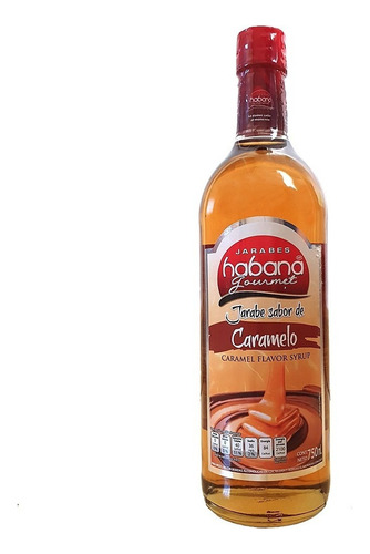 Jarabe Sabor Caramelo Habana Gourmet 750 Ml