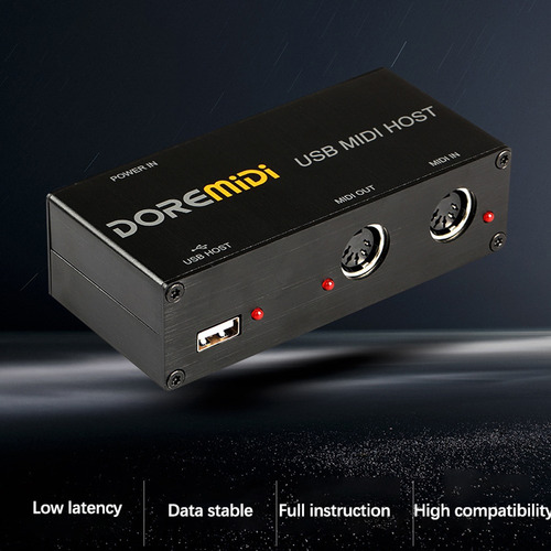 Imagen 5 de 9 de Usb A Midi Host Efector Guitarra Sintetizador Midi Midi