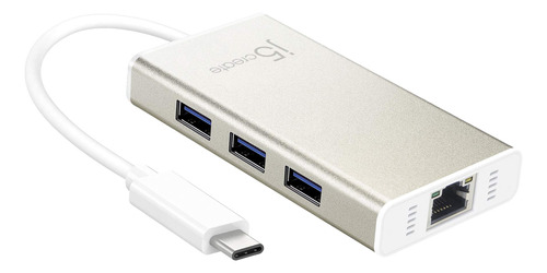 Adaptador De Ethernet Gigabit Y Hub Multi Usb Type-c Jch471