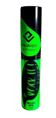 Imagen 6 de 10 de Mascara Pestañas Neon X 4 Fluor Maquillaje Luz Uv Rimel