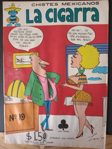 Comic La Cigarra Chistes Mexicanos No. 10 