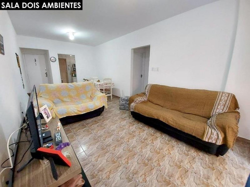 Imagem 4 de 15 de Apartamento Frente Com Varanda 1 Quadra Praia José Menino Suite Deps Empregada