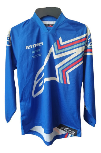 Polera Enduro Alpinestars Azul Niño Talla Us M - Alpinestars