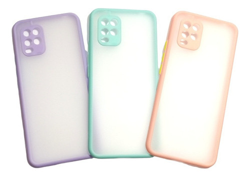 Carcasa Para Xiaomi Mi 10 Lite Borde Color Proteccion Camara