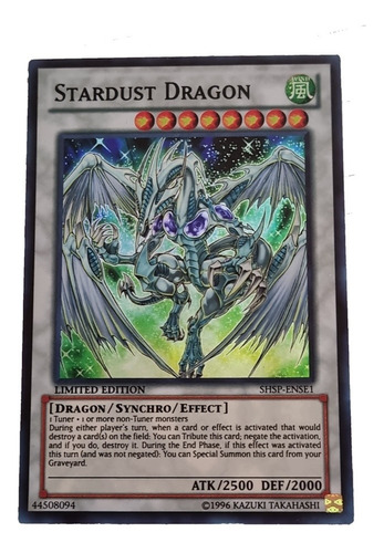 Stardust Dragon Yugioh Perfectas Condiciones