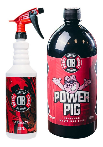 Limpador Multi-uso Power Pig 1l + Borrifador Dub Boyz