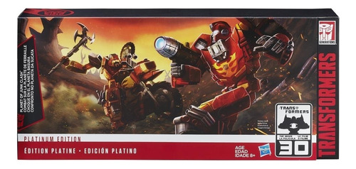 Transformers Planet Of Junk Clash Platinum Pack 30th Hasbro
