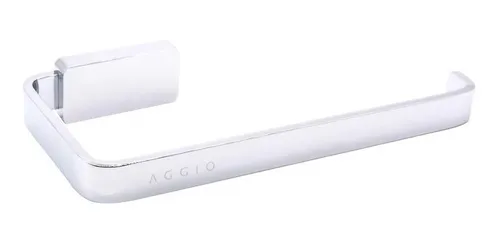 Toallero Colgador Porta Toalla Gancho Aggio Ottone Cromo