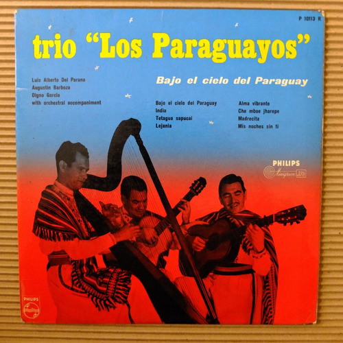 Vinilo Trio Los Paraguayos