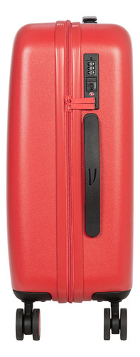 Valija De Cabina Carry On Tucano Ted 40l Rígida Cierre Tsa Rojo Lisa