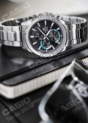 Imagen 4 de 4 de Reloj Casio Edifice Super Slim 3 Hands Efr-s107d-1avcr