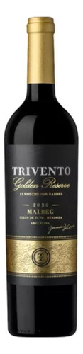 Vinho argentino tinto Golden Reserve Malbec Trivento 750ml