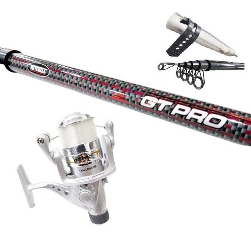 Combo Mitchell Gt Pro Caña T-spin 2,40 M + Reel Gtp-30 Rd 