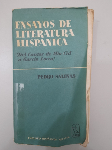 Ensayos De Literatura Hispánica Pedro Salinas (24c)