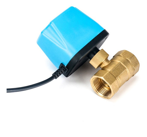 Llave Electroválvula 1 Pulgada Motorizada 110v Agua Gas Aire