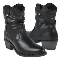 Comprar Botines Dama Capa De Ozono 630701 Simipiel Negro