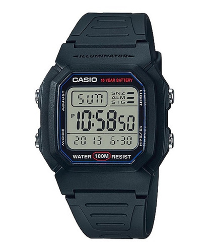 Reloj Casio W800h 2da Zona Horaria Garantía Originalidad