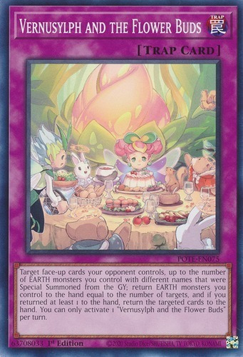 Vernusylph And The Flower Buds (pote-en075) Yu-gi-oh!