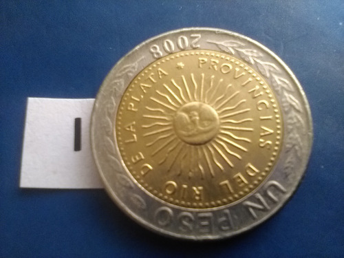 Argentina De 1 Un Peso Moneda Del Año Del 2008 Antigua (Usado)