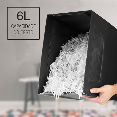 Fragmentadora De Papel 10 Folhas Supercorte 127v Px10-06