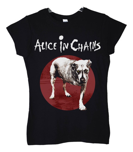 Polera Mujer Alice In Chains Dog Rock Abominatron